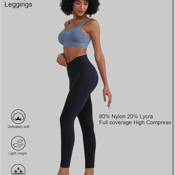 Along Fit Workout Leggings XL Black - Picture 5 of 7